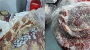 Cazul revoltător a fost descoperit de către inspectorii ANPC.  carne mucegaita, bistrita nasaud, inspectori anpc, camin de batrani