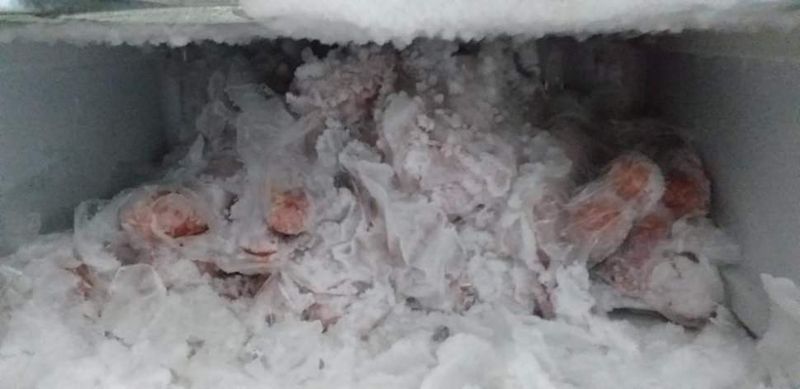 Cazul revoltător a fost descoperit de către inspectorii ANPC. carne mucegaita, bistrita nasaud, inspectori anpc, camin de batrani