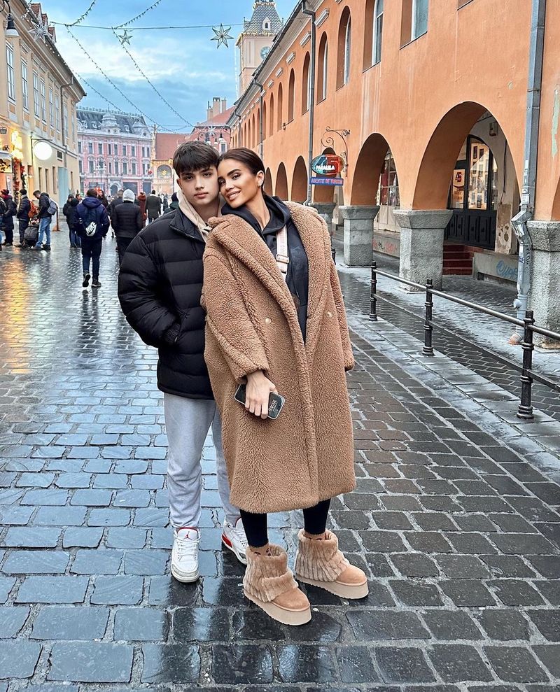 Geanina Ilieș și fiul ei Patrick