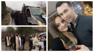 Înmormântare soți uciși Bran