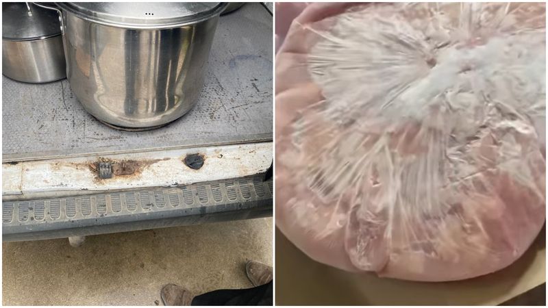 carne stricata, rugina, mizerie, mancare expirata, zalau, anpc