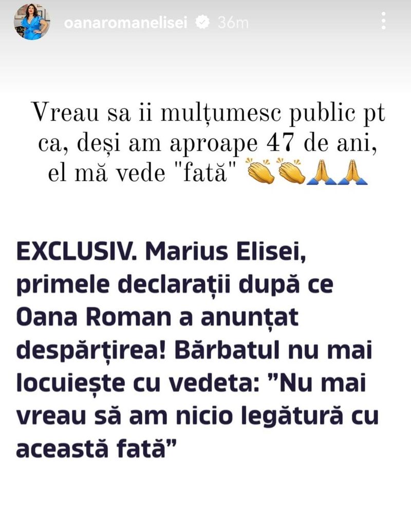 Oana Roman, Marius Elisei 