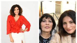 Ioana Ginghină și mama sa