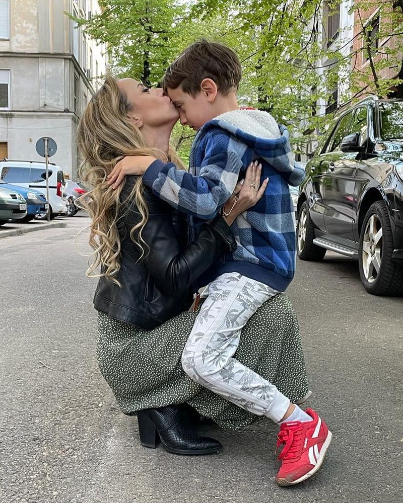 Ani Crețu și fiul ei