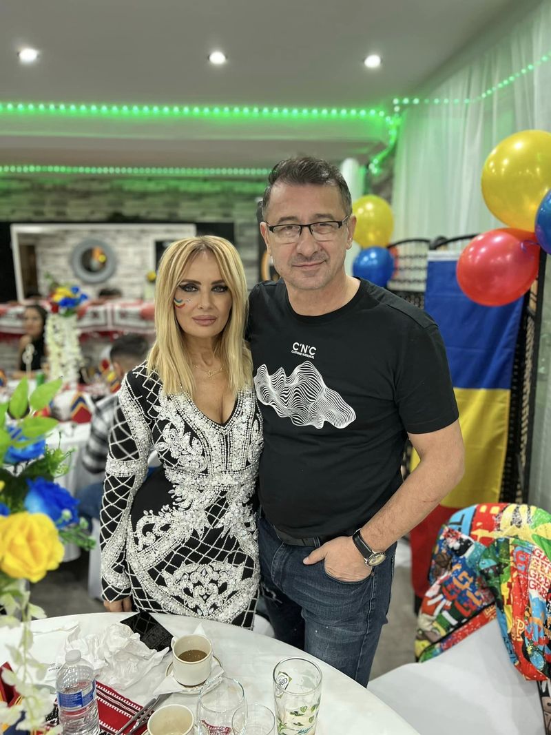 Daniela Gyorfi și soțul ei