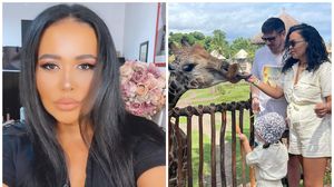 Mihaela Moise, alături de familia sa