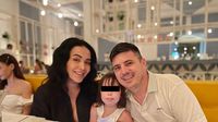 Mihaela Moise, alături de familia sa