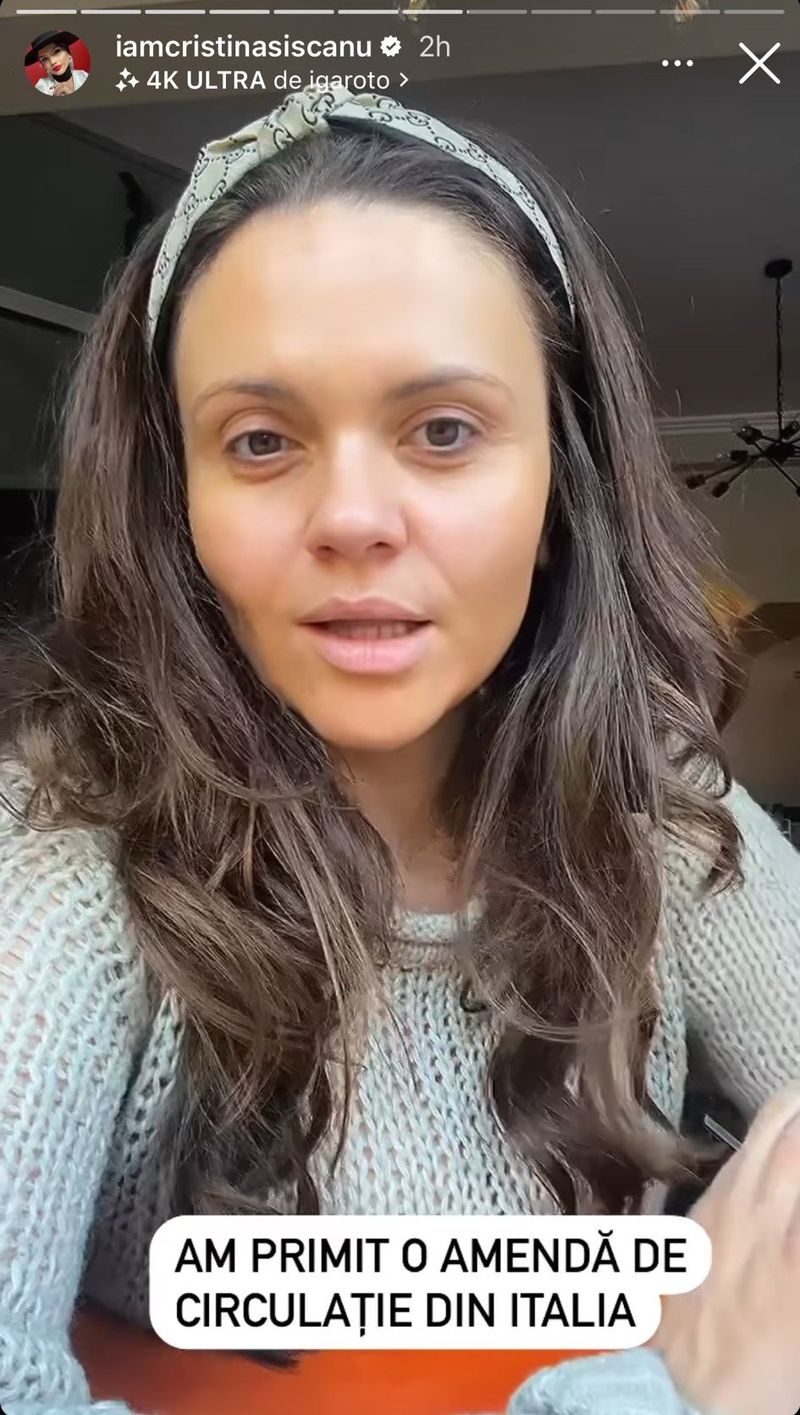 Cristina Șișcanu și Mădălin Ionescu contravenție