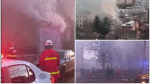 Incendiu în apropierea Muzeului Militar Central