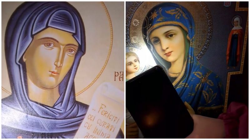 icoane, buzau, mir, icoane care plang, miracol, boala incurabila