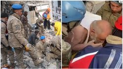 Un bărbat din Turcia a fost scos cu țigara în gură de sub dărâmături. Salvatorii nu au putut sub nicio formă să-l convingă pe bătrân să renunțe la ea