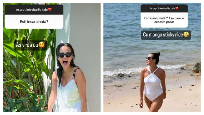 Andreea Raicu sarcină