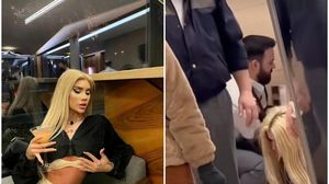 Bia Khalifa, încătușată pe aeroportul Otopeni. Cum a încercat Fulgy să își salveze iubita? Totul a fost filmat: ,,Am 4 vânătăi pe corp”