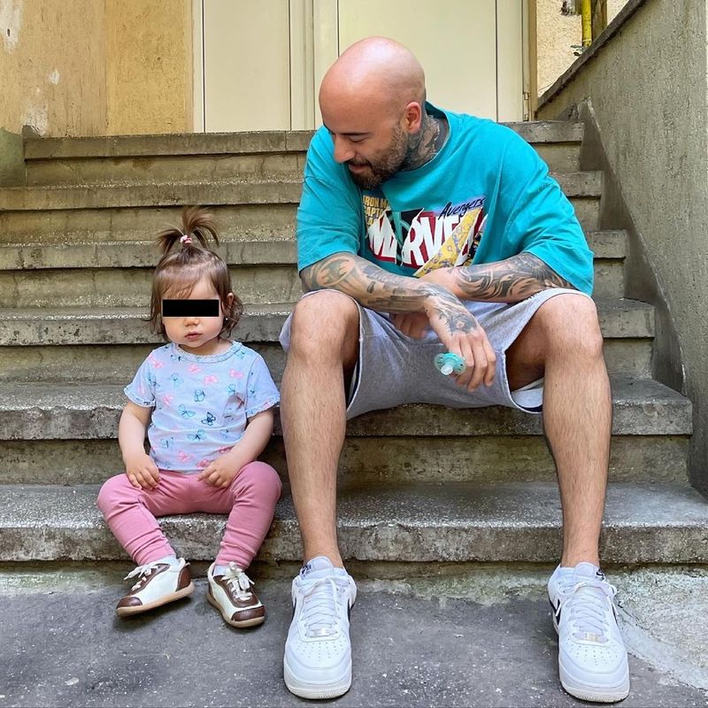 Matteo și fiica sa, Mia Matteo și fiica sa, Mia