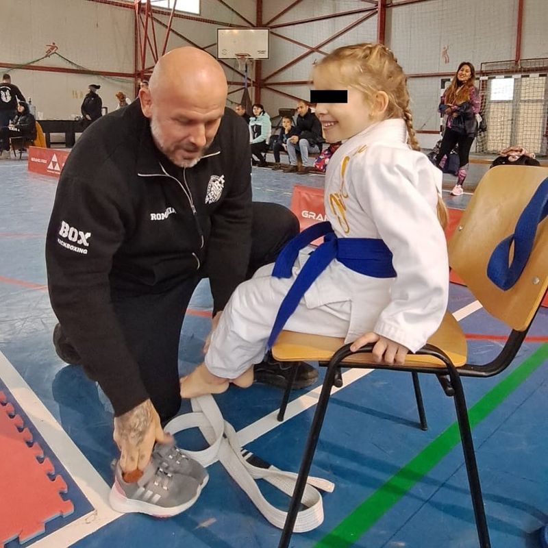 Cătălin Zmărăndescu și fiica sa