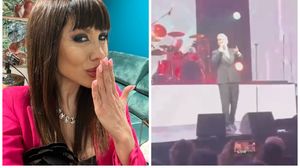 Denise Rifai la concertul lui Dan Bittman