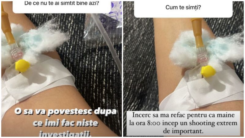 Influencerița nu se simte prea bine și ajuns pe patul de spital. Larisa Udilă probleme de sanatate, Larisa Udilă perfuzii, Larisa Udilă post