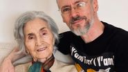 Mihai Albu, alături de mama sa