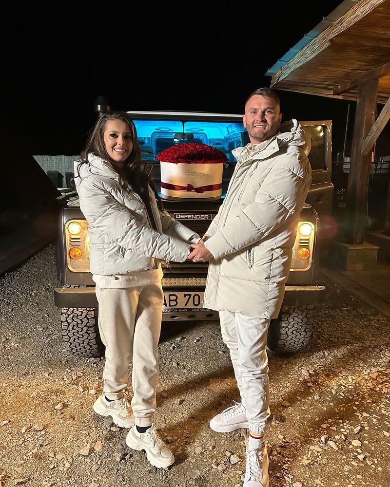Georgiana Lobonț și soțul ei 