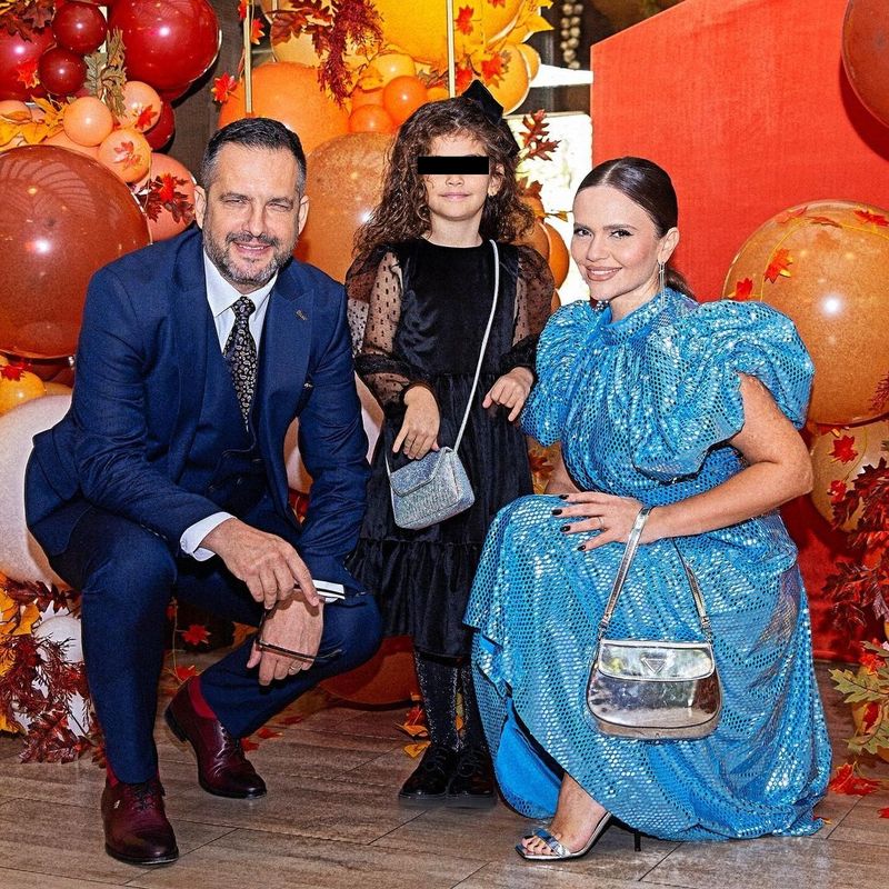 Cristina Șișcanu și familia sa