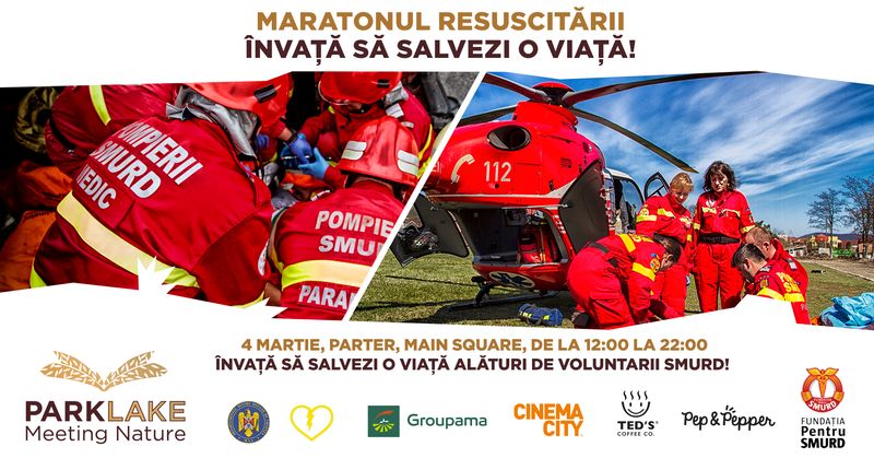Maratonul Resuscitării 2023. Vezi c&acirc;nd și unde va avea loc evenimentul organizat de Fundația pentru SMURD și DSU