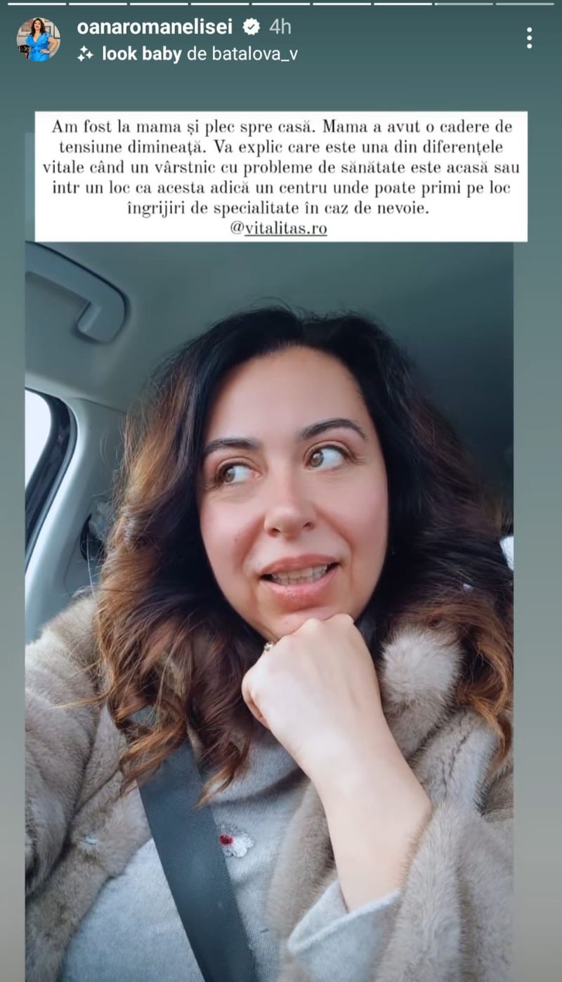 Oana Roman mamă probleme de sănătate