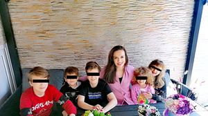 Raluca ex-Angels și cei 5 copii ai săi