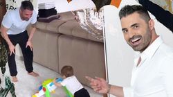 Fiul lui Pepe a făcut primii pași, la 8 luni de la naștere! Imaginile adorabile cu micuțul au făcut înconjurul internetului