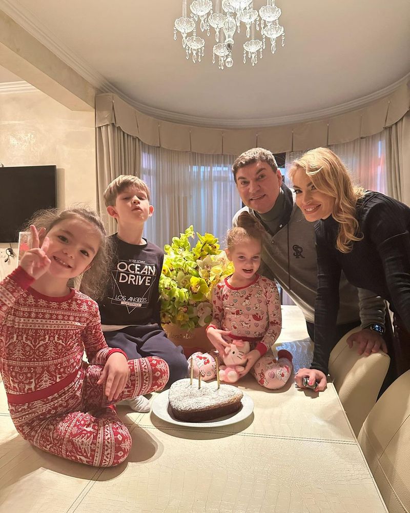 Cristi Borcea și Valentina Pelinel copii