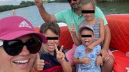 Mirela Vaida și familia sa