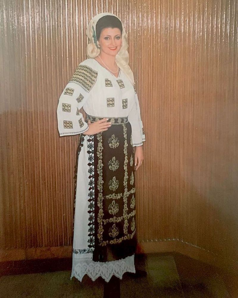 Steliana Sima în tinerețe