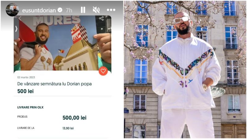 Dorian Popa, Dorian Popa autograf, Dorian Popa semnatura pret, Dorian Popa vlogger