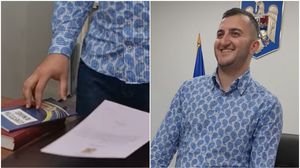 gorj, primarie, angajat primarie, juramant biblie