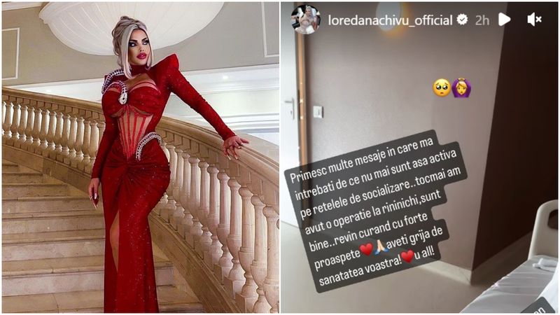 Loredana Chivu logodna, Loredana Chivu spital, Loredana Chivu operatie 