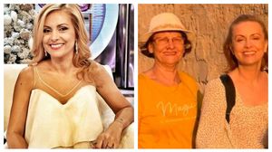 Simona Gherghe și mama sa