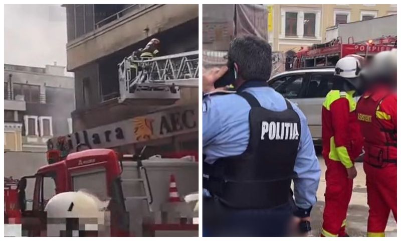 Incendiu lângă florăria mamei Andreei Tonciu