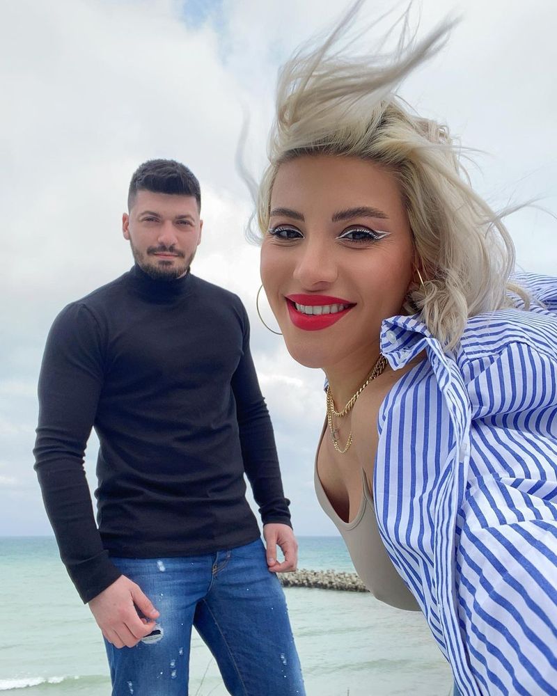 Nicoleta Nucă și viitorul soț, Alex
