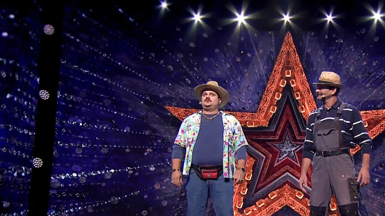 Marius Bircea și Vică Custura de la Românii au Talent 2023. -„Bobiță” și „Firicel” 