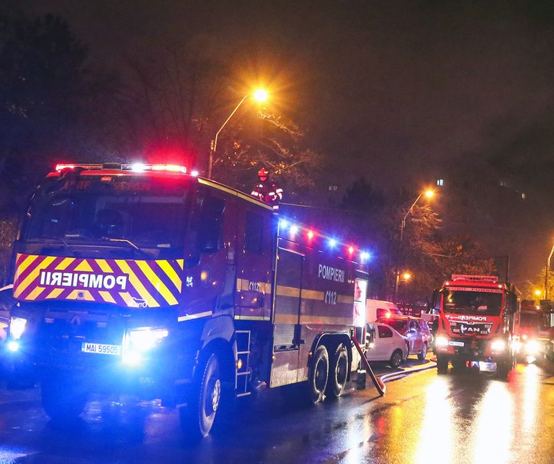 incendiu capitala, casa in flacari, razbunare, pagube, tanar arestat