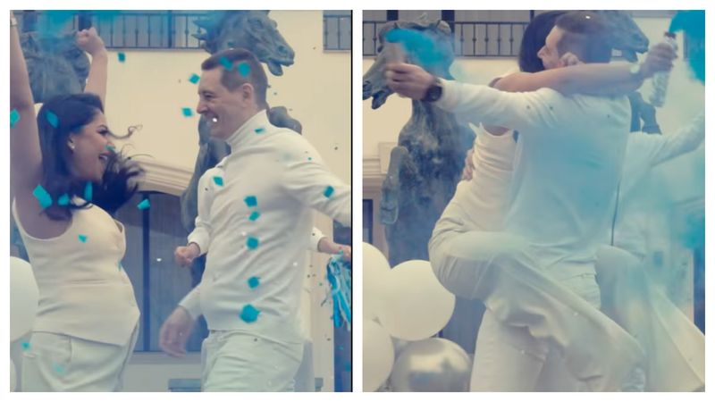 Nasrin Ameri și soțul ei 