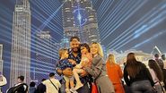 Andreea și Cabral Ibacka și copiii lor