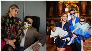 Emily Burghelea și familia sa