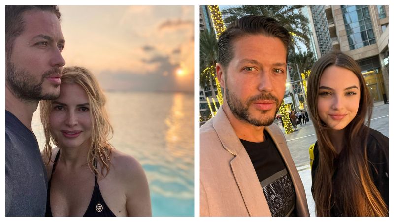 Jorge, soția și fiica 