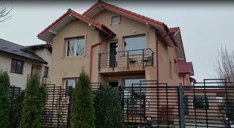 Vila în care a avut loc crima din Iași