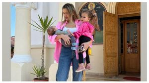 Emily Burghelea și copiii ei