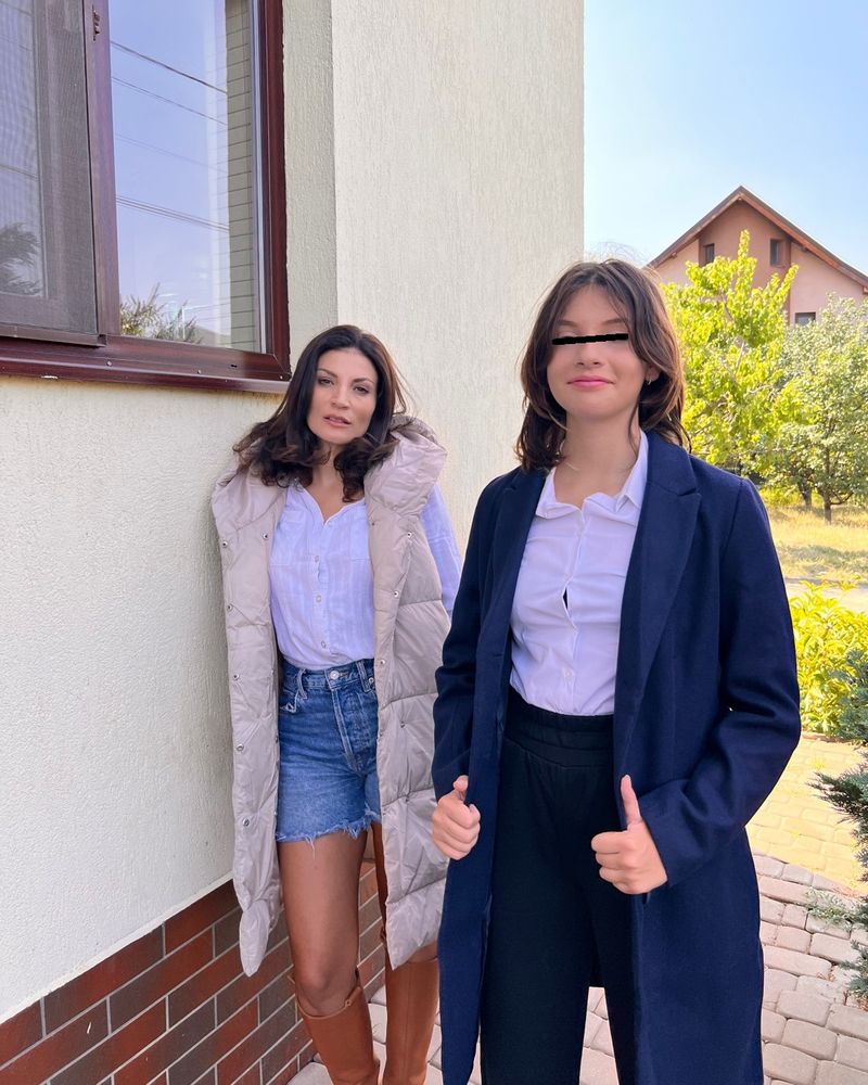 Ioana Ginghină și fiica sa