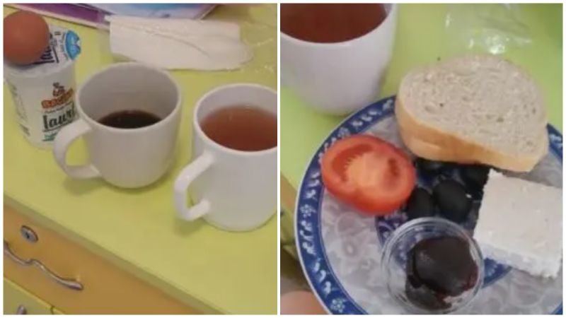 mancare, spital, tanara mama, imagini socante, mancare spital