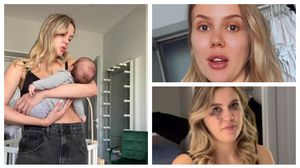 Emily Burghelea și fiul ei