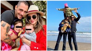 Vladimir Drăghia și familia sa