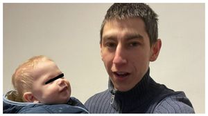 Bogdan Radu și fiul său 